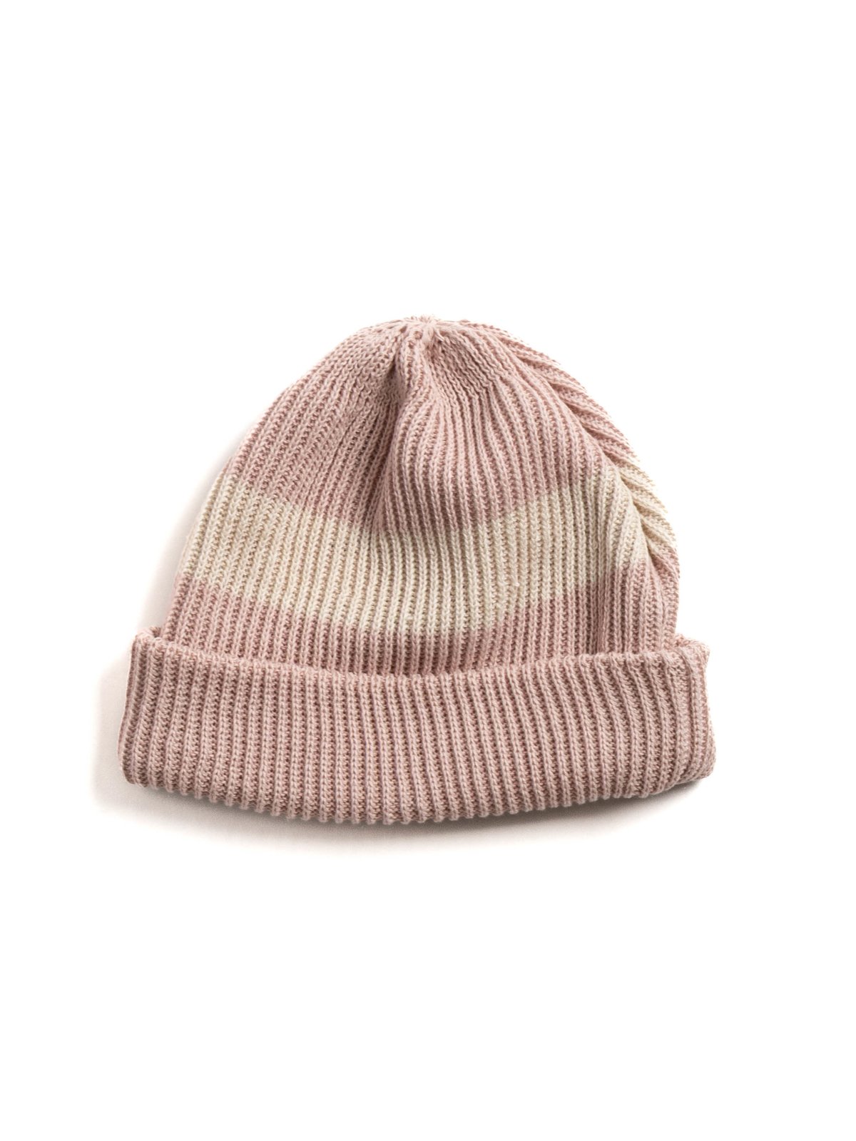 (R5164) COTTON FLUX STRIPED BEANIE SAKURA - Image 2