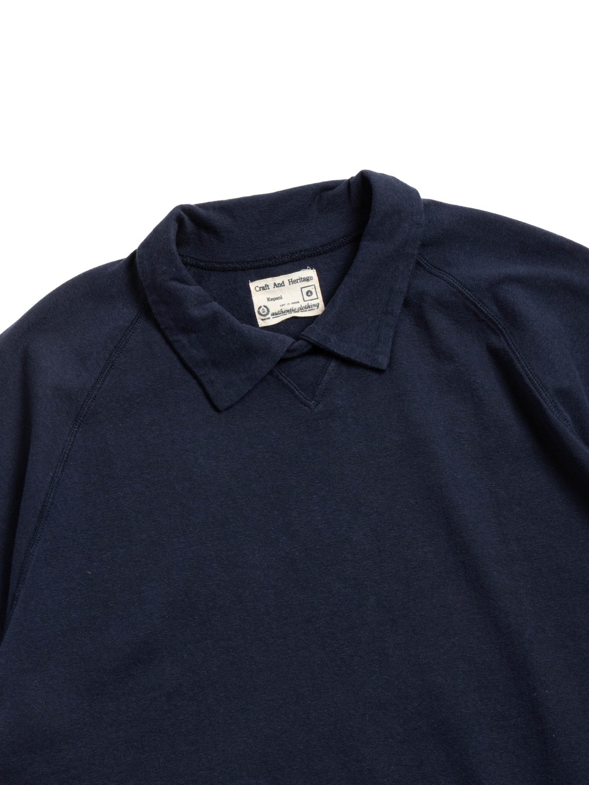 (KP2417ST ) RAFFIA JERSEY GUSSET SKIPPER NAVY - Image 1