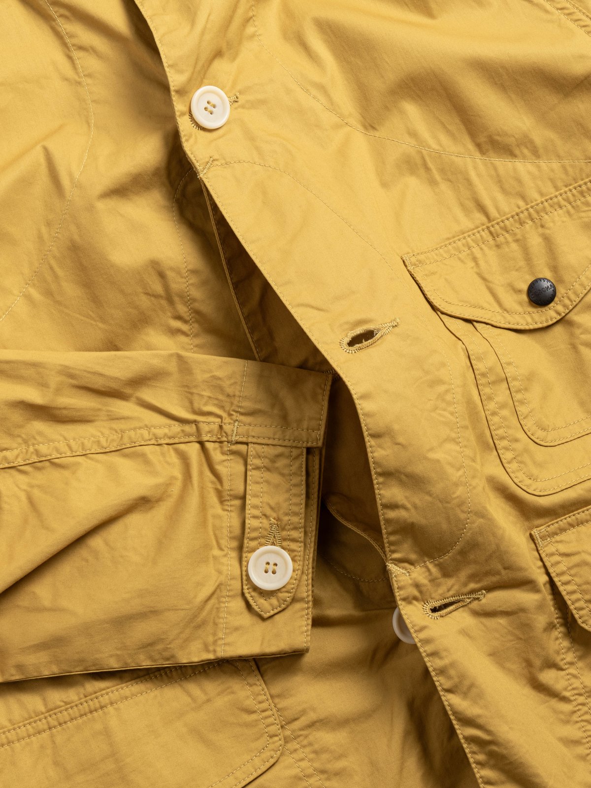 (CJ001) GAME JACKET LIGTH COTTON TWILL MUSTARD - Image 3