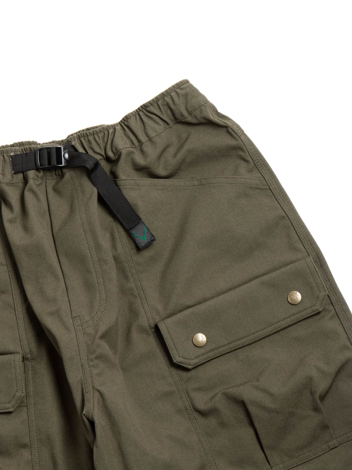 SOUTH2 WEST8 BELTED HARBOUR SHORT C/N CANVAS OLIVE - Image 1