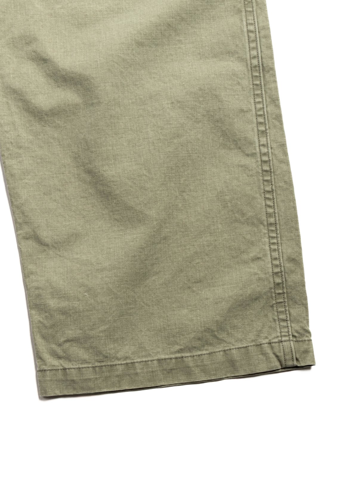5103&ndash;M16) CANVAS SUMMER FATIGUE PANTS GREEN - Image 3