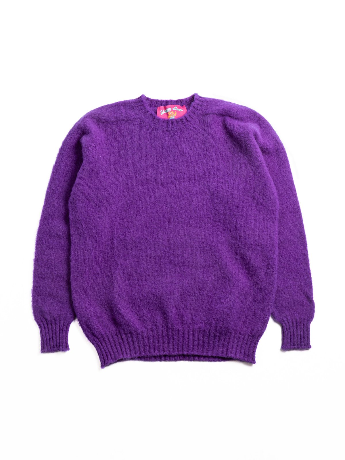 HOWLIN’ SHAGGY BEAR KNIT MYSTIC VIOLET - Image 1