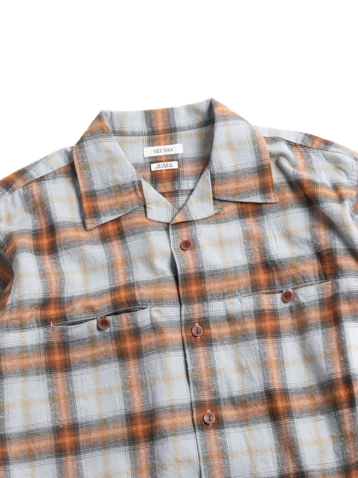 (SV–SH–025) OPEN–NECKED SHIRT SAX - Image 2