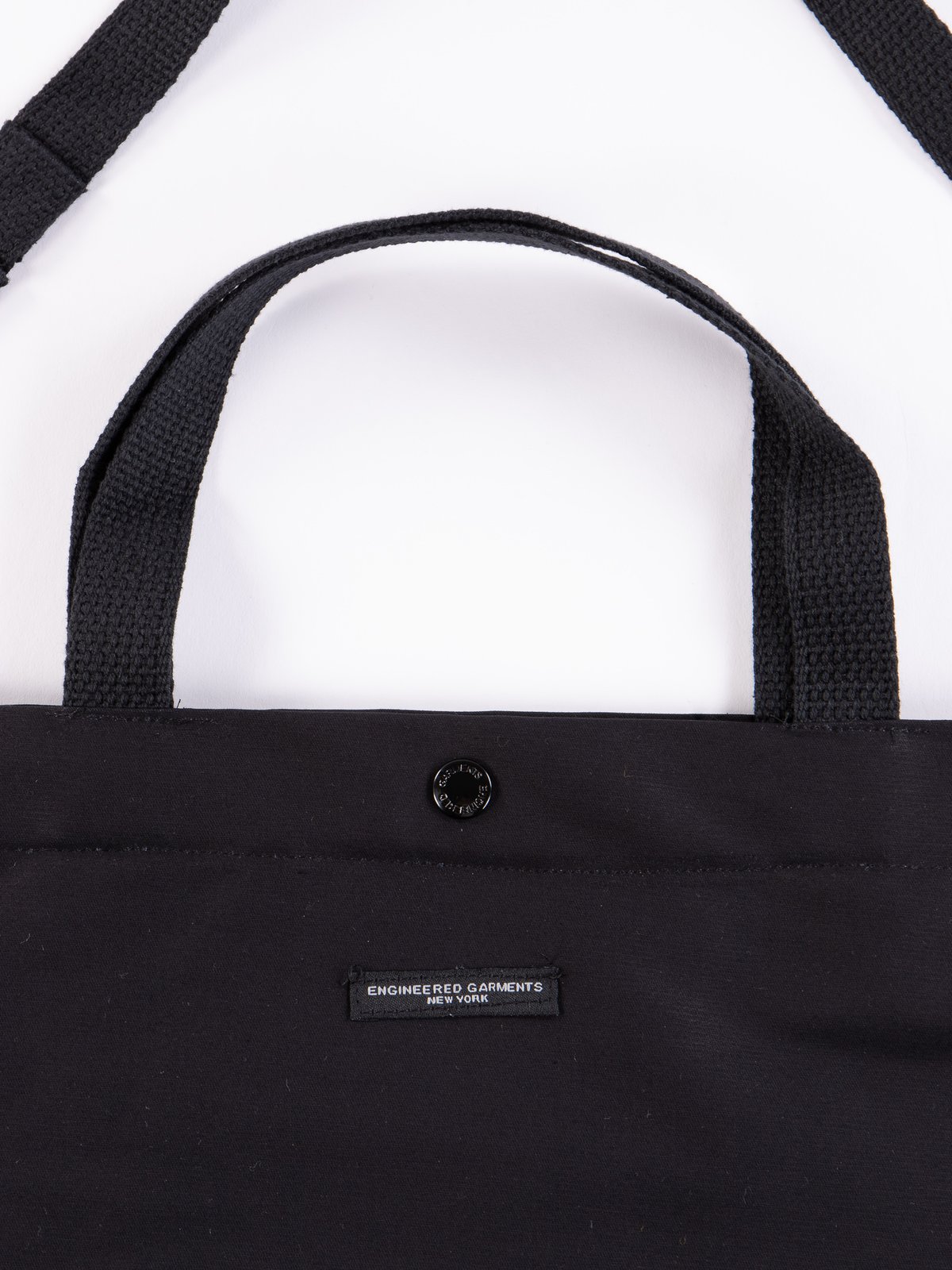 Black Cotton Double Cloth Carry All Tote By Engineered Garments The Bureau Belfast The Bureau Belfast