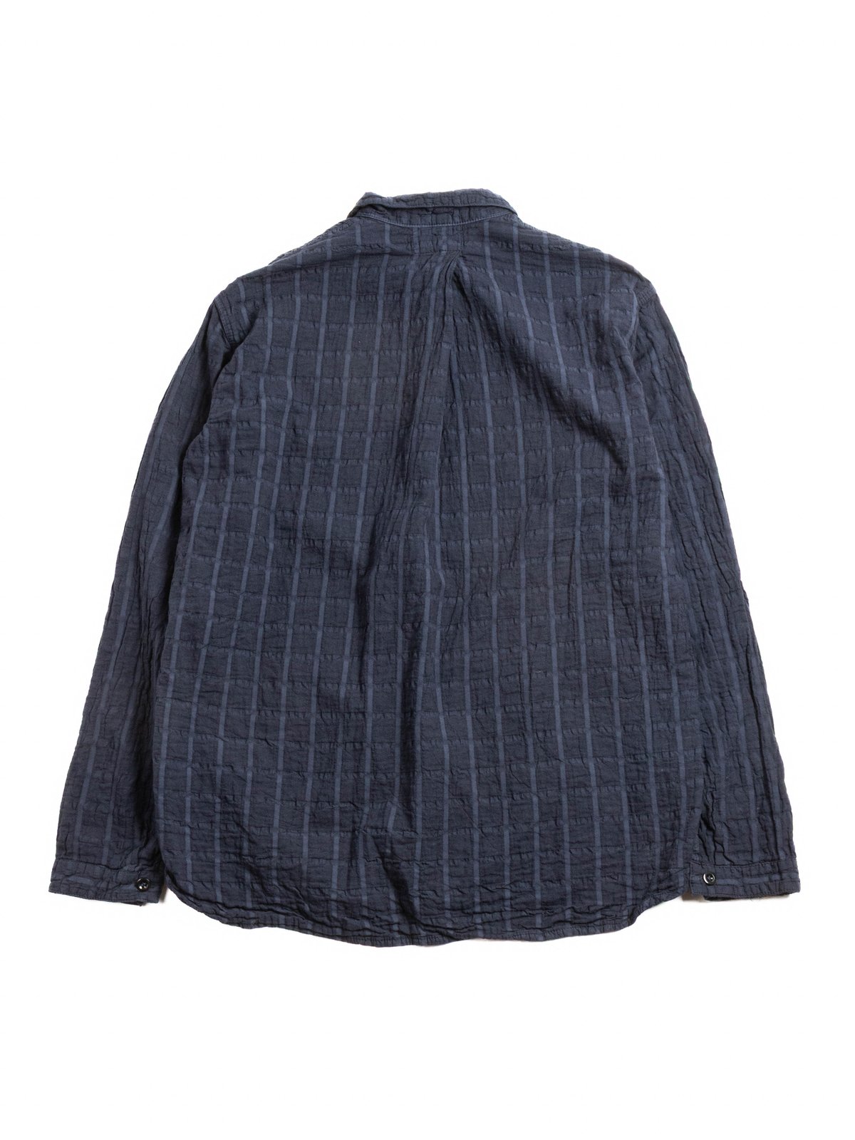 TYPE 468 FLIPPED COLLAR SHIRT AIRBAG CAMBRIC HADAL BLUE - Image 6
