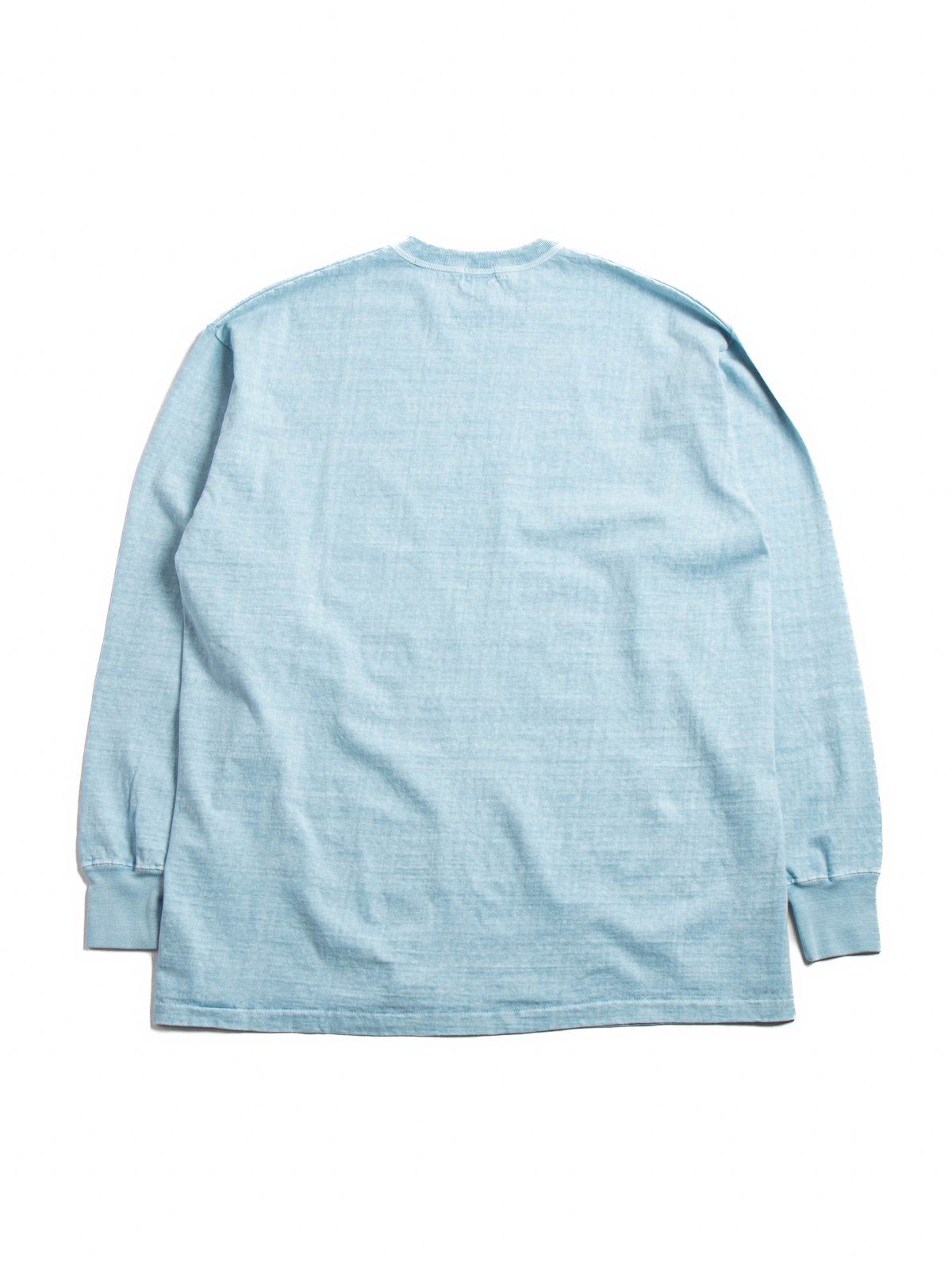 (LOT 55001PD) 7.7OZ MID WEIGHT L/S TEE P.D. SAX - Image 4