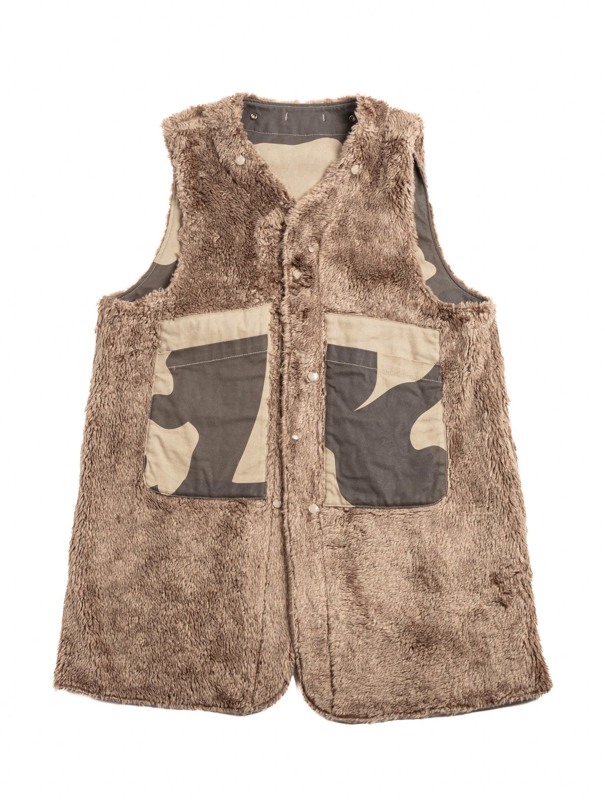 LINER VEST BROWN MAMMOTH DUCK CAMO CANVAS - Image 5