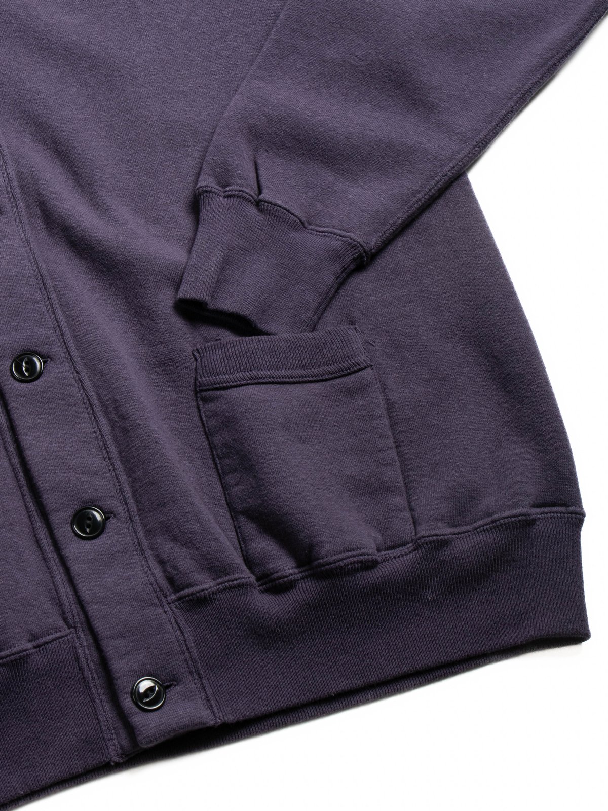 (LOT 86016) &ldquo;LOOP WHEEL&rdquo;SWEAT JACKET NAVY - Image 3