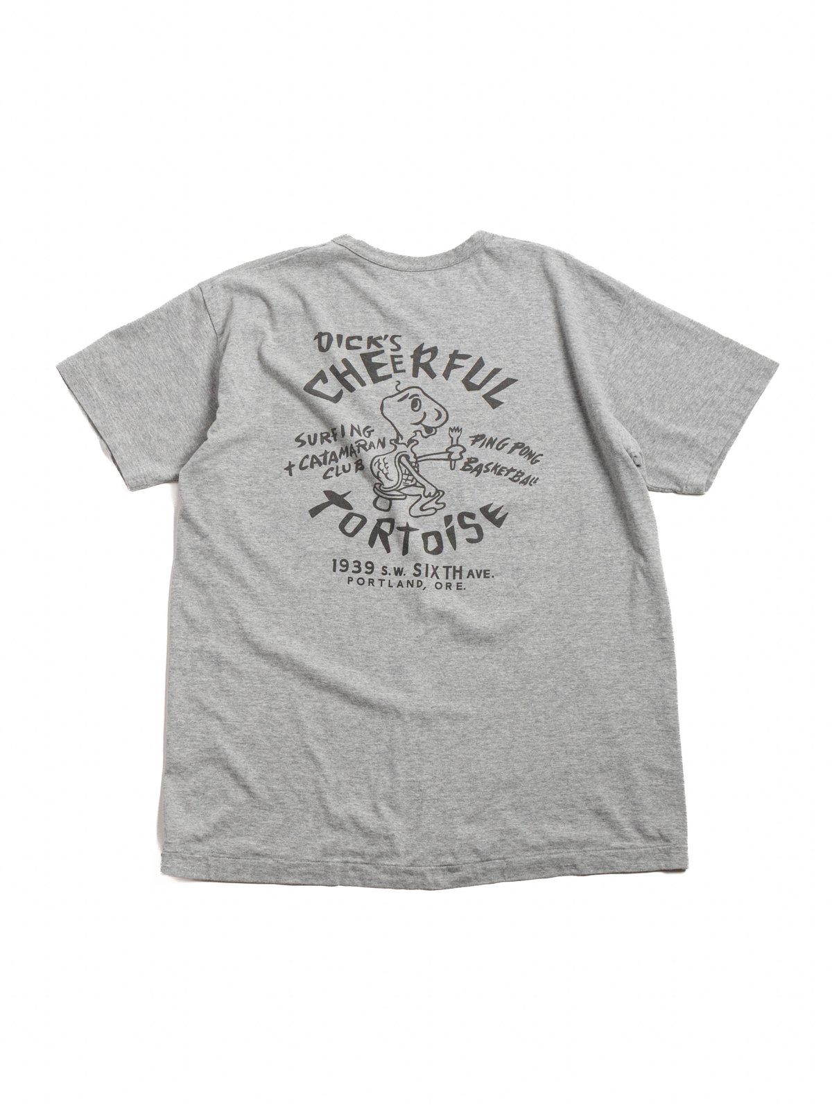 (LOT 4064) TORTOISE T&ndash;SHIRT HEATHER GREY - Image 4