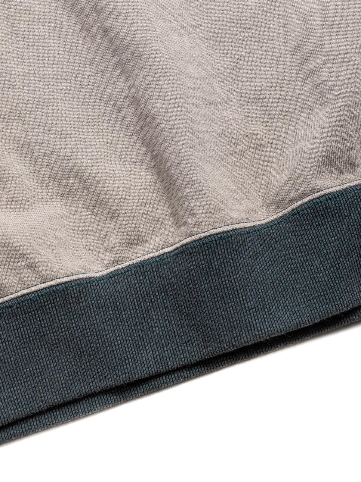 DOTSUME RIB S/S T–SHIRT GRAY x 4C - Image 4