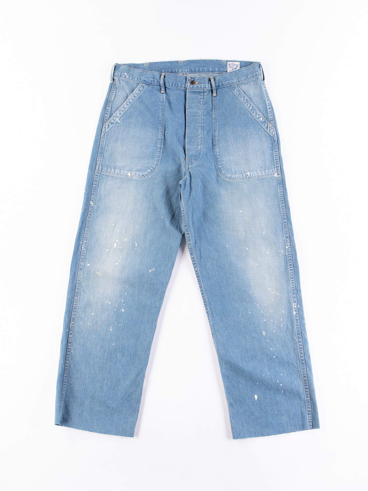 denim utility trousers