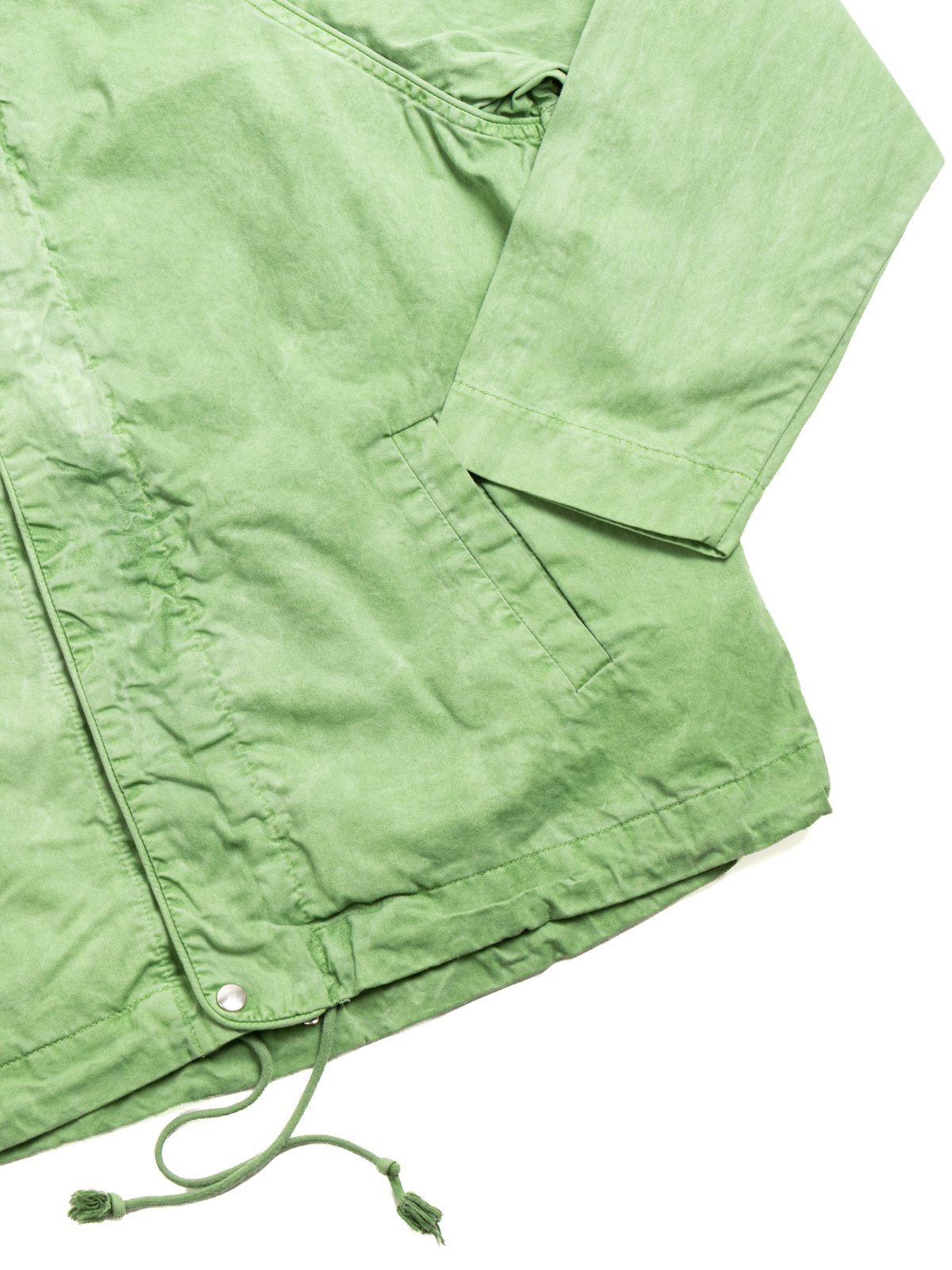 MAES PARKA COTTON SATEEN MANTIS GREEN - Image 4