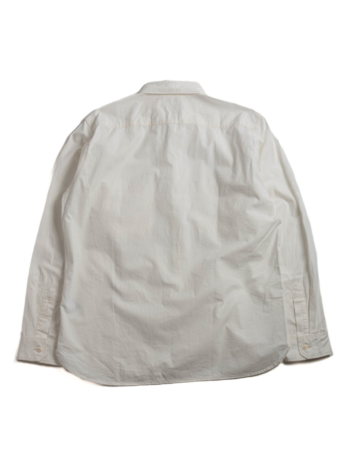 (SV–SH–010) SELVEDGE CHAMBRAY SHIRT WHITE - Image 5