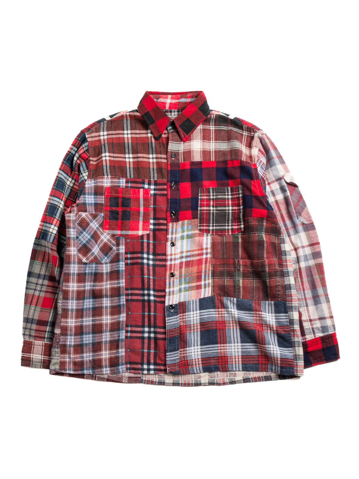 REBUILD by NEEDLES FLANNEL SHIRT STRAIGHT HEM SHIRT ASSORTED 2 - Image 1