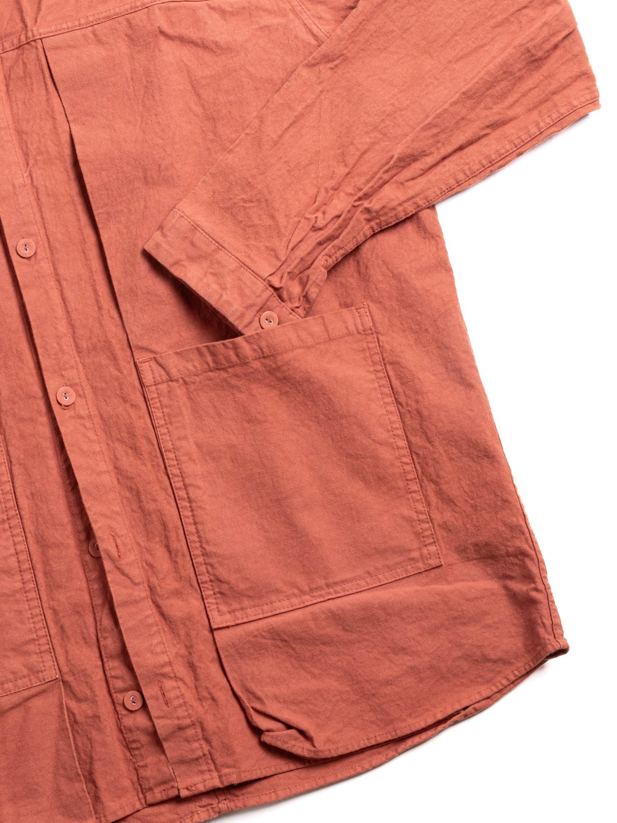 TYPE 402 TWO BIRDS SHIRT COTTON DROP CLOTH FLOWERPOT - Image 3