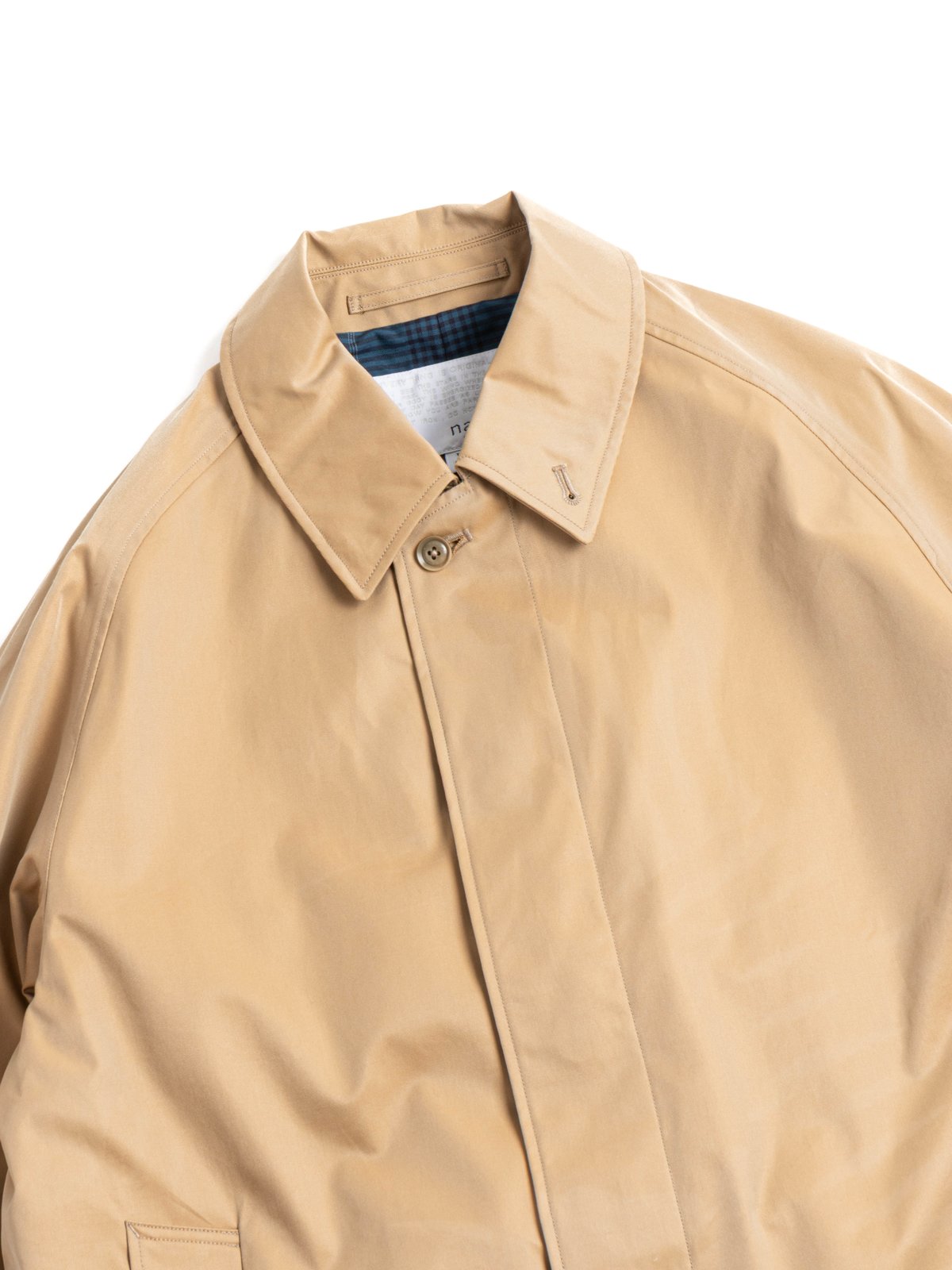 2L COTTON GORE–TEX BALMACAAN COAT BEIGE - Image 2