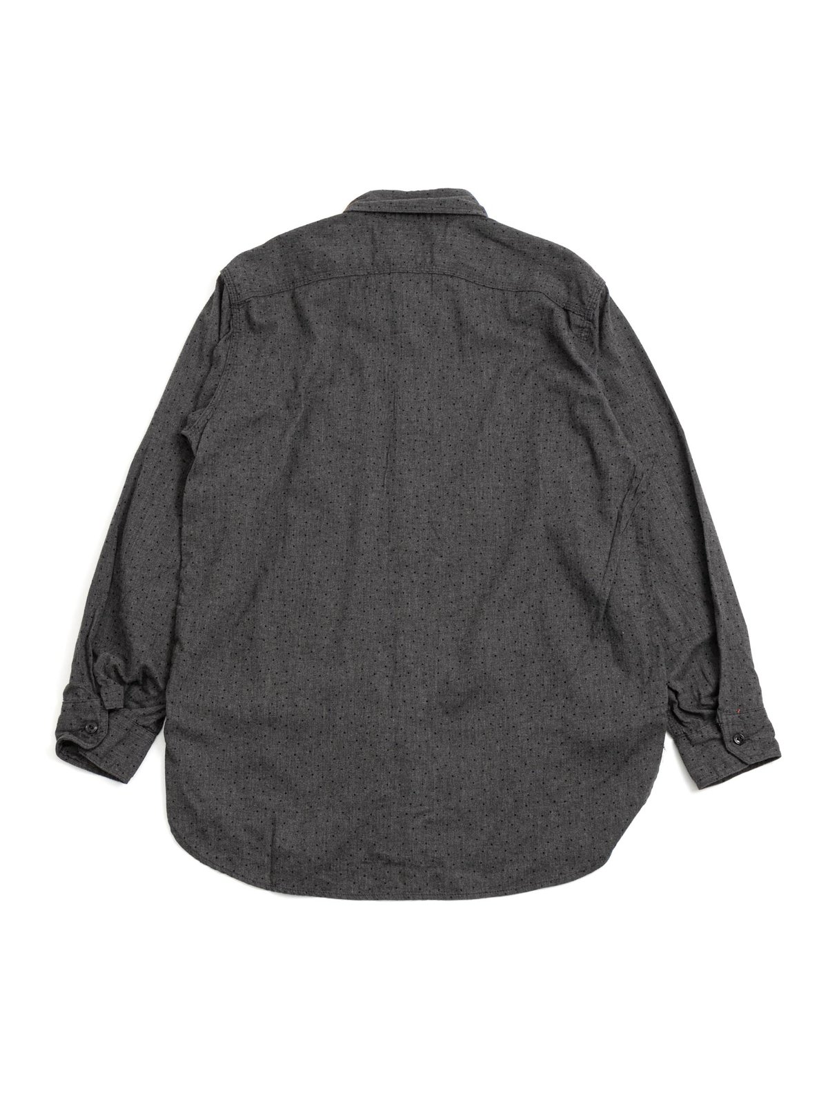 WORK SHIRT GREY NAVY POLKA DOT FLANNEL - Image 4