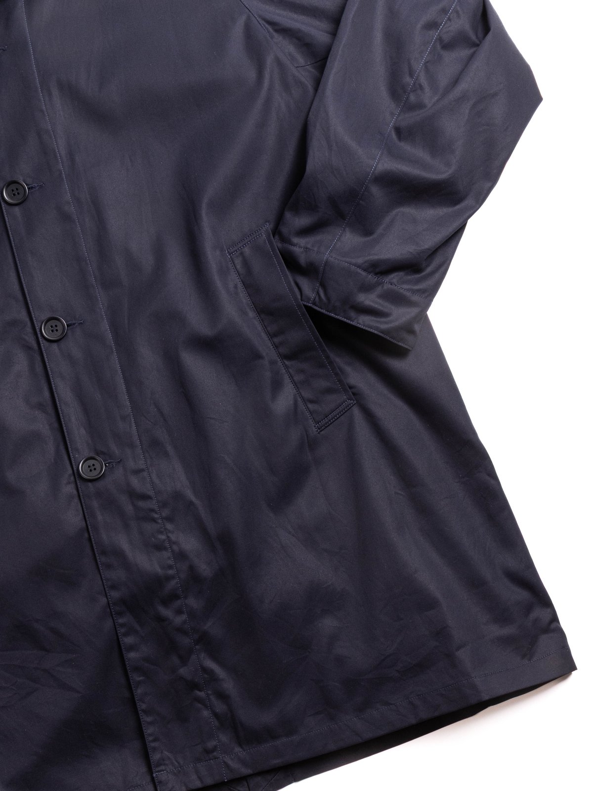(CJ027L)CORONA UP DUSTER COAT MIDNIGHT NAVY - Image 3