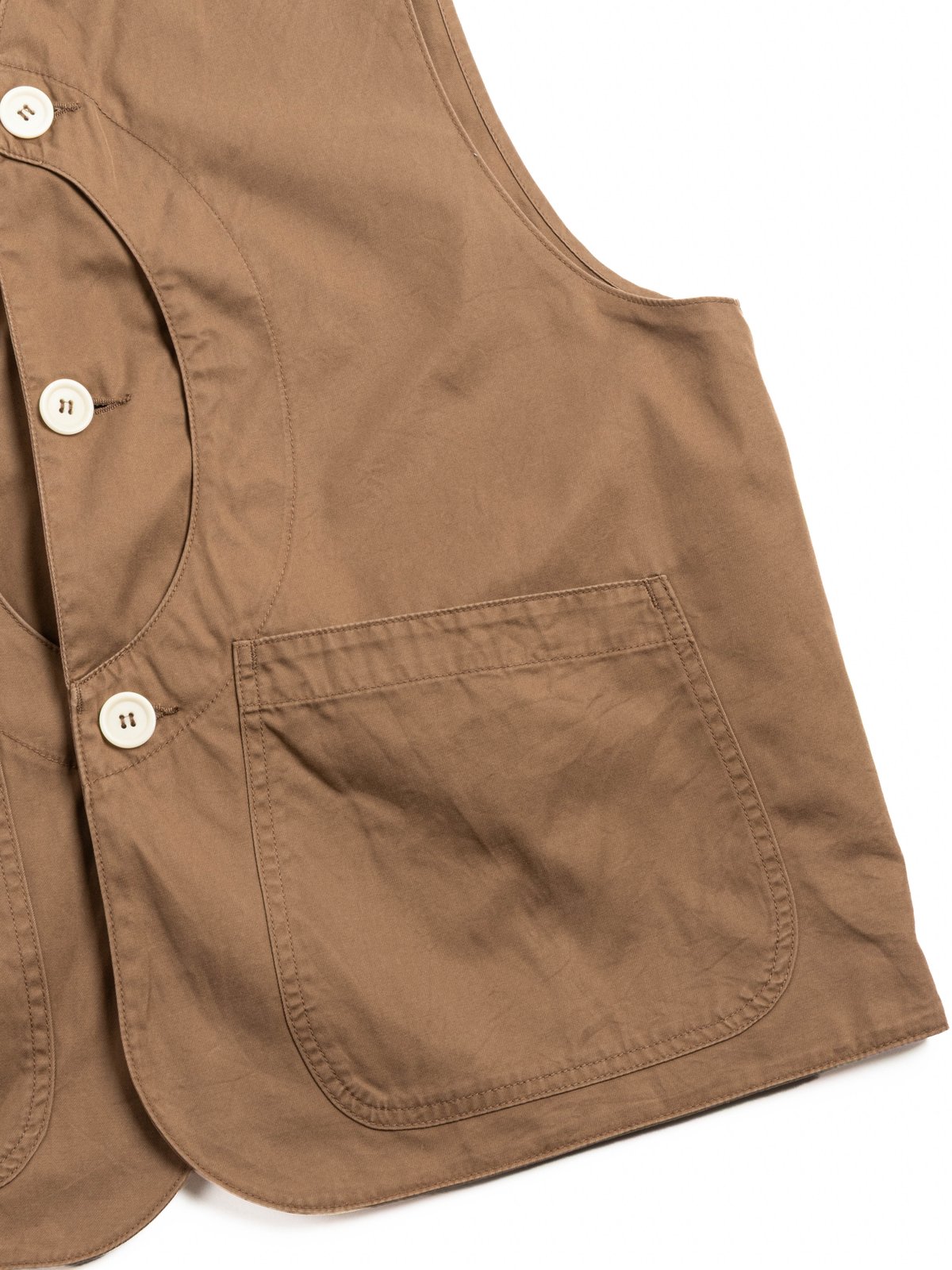 (CV002) &ndash; GAME VEST / MOCHA BROWN - Image 3