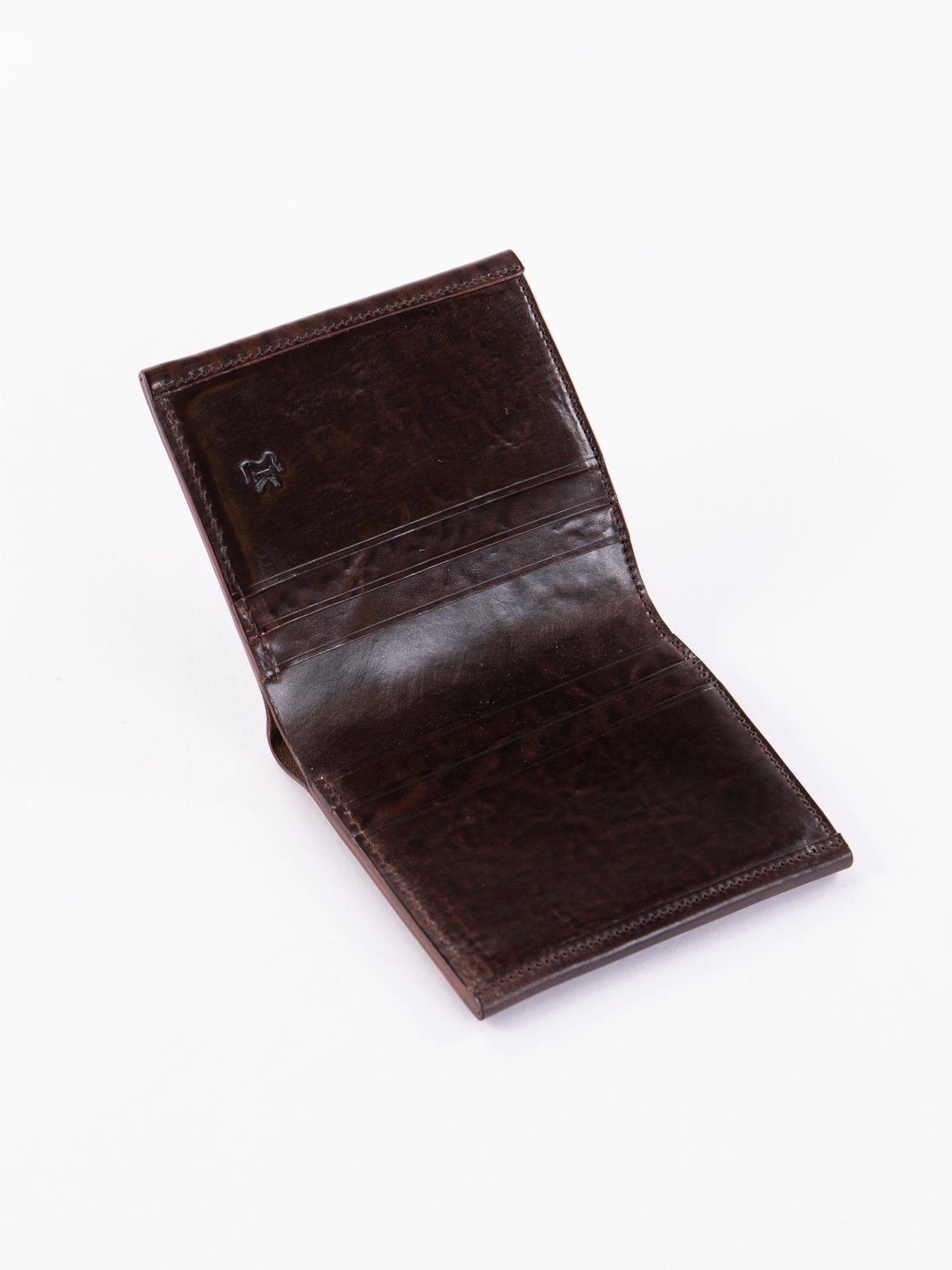 Tumbled Color 8 Horween Cordovan 3–3 Wallet - Image 2