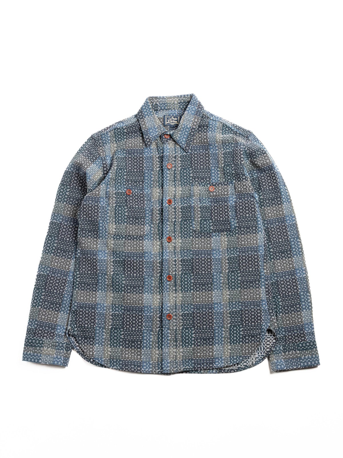 (5651) STUDIO D&rsquo;ARTISAN NORAGI SASHIKO SHIRT - Image 1