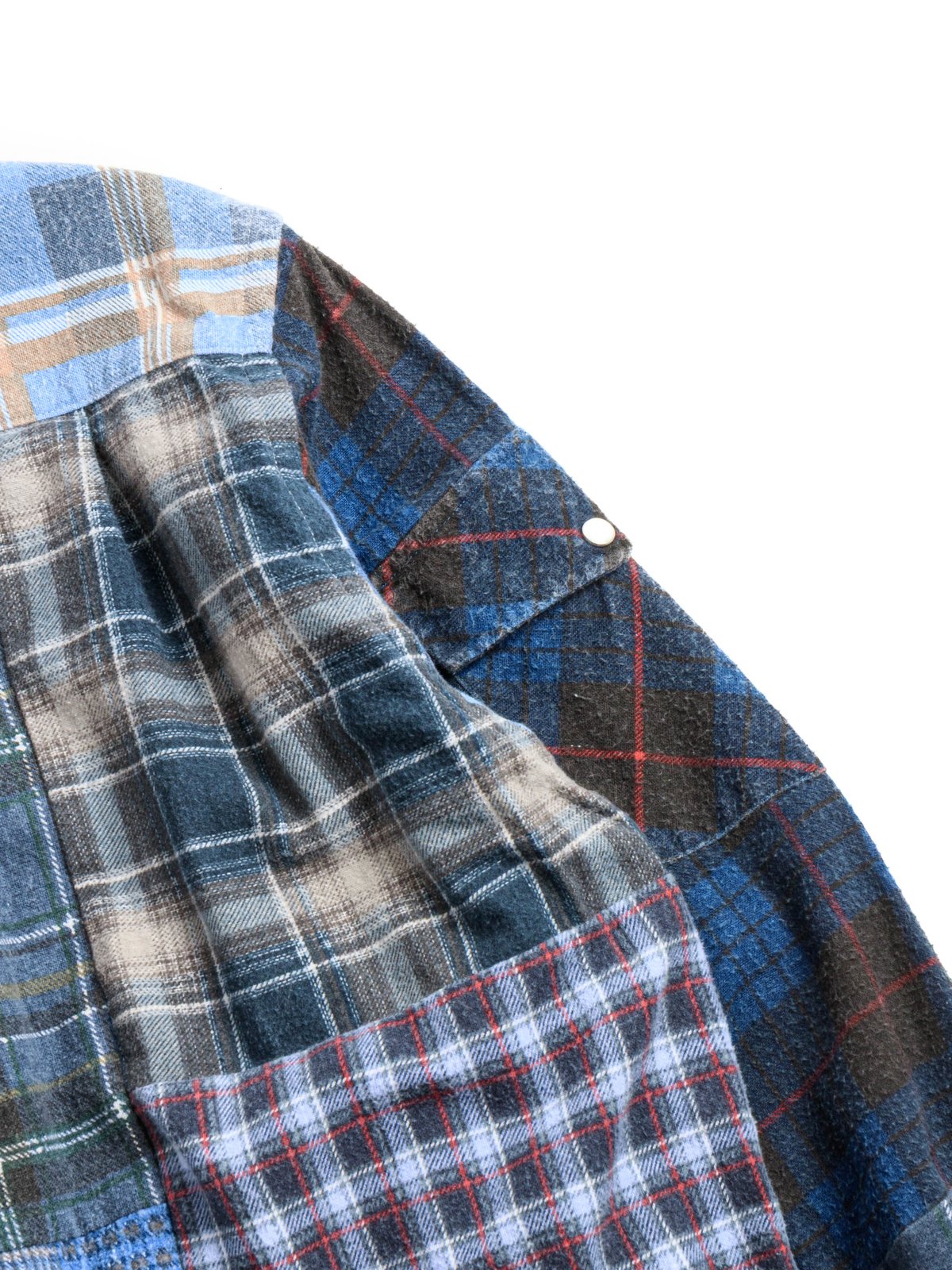 REBUILD by NEEDLES FLANNEL SHIRT STRAIGHT HEM SHIRT ASSORTED 3 - Image 6