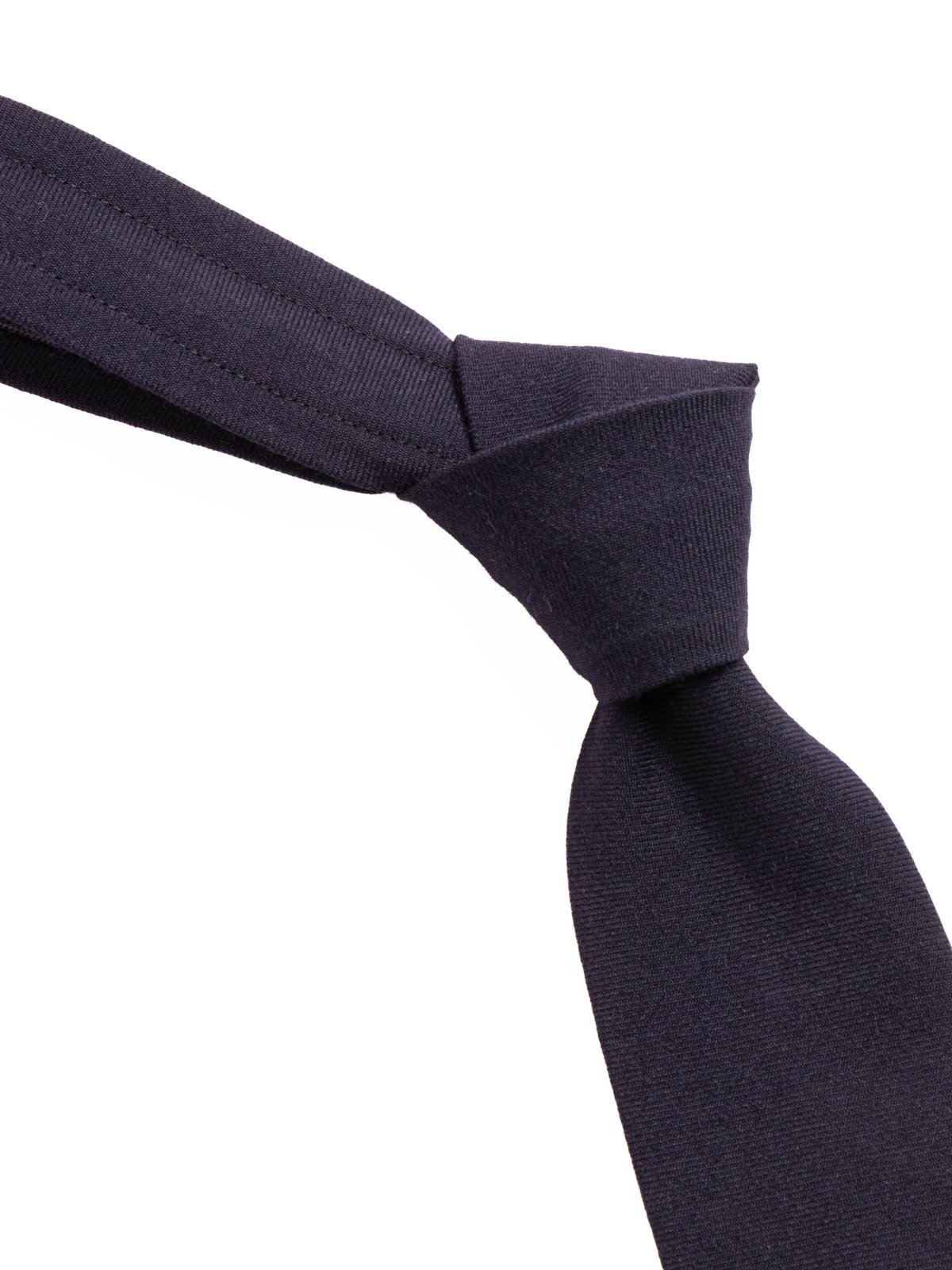 NECK TIE DARK NAVY WOOL UNIFORM SERGE - Image 2