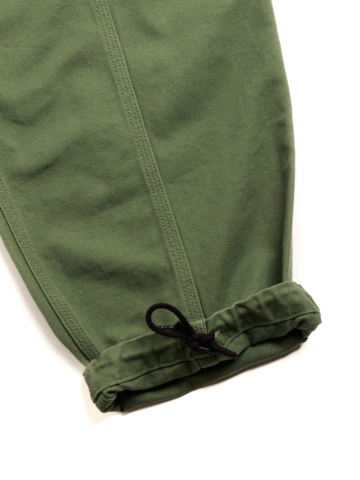 BELTED C.S. PANT 11.5oz COTTON CANVAS MOSS GREEN - Image 3
