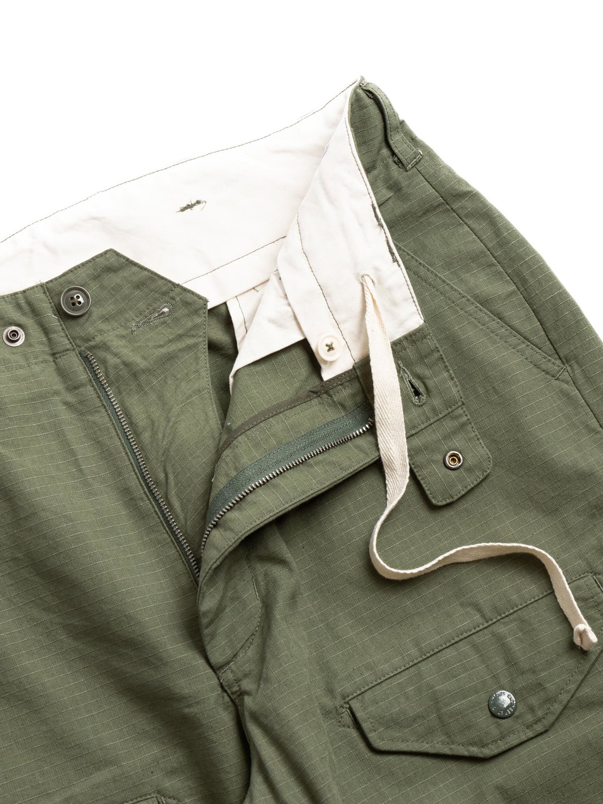 AIRBORNE PANT OLIVE COTTON RIPSTOP - Image 3