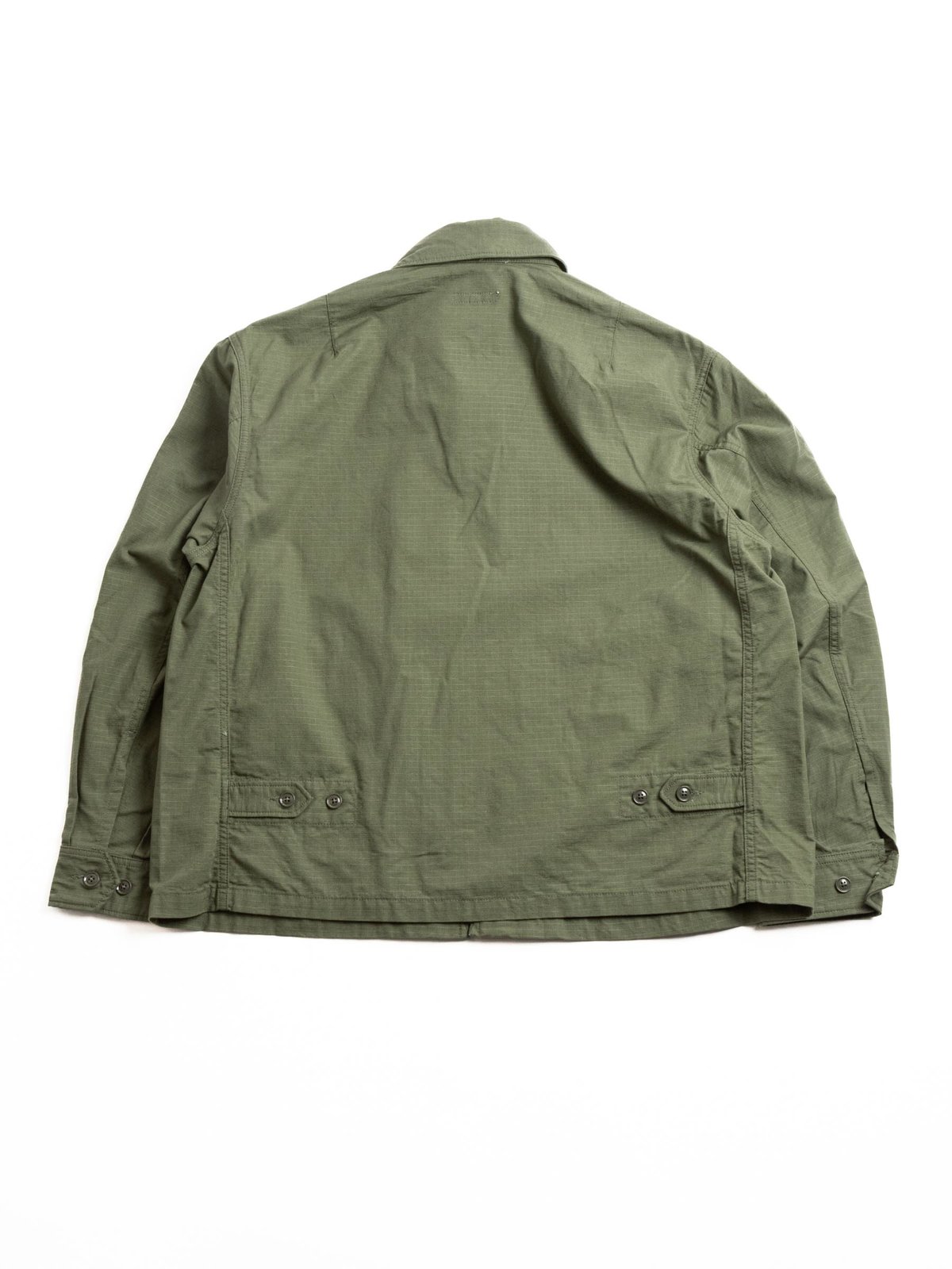 CLAIGTON JACKET OLIVE COTTON RIPSTOP by Engineered Garments – The ...
