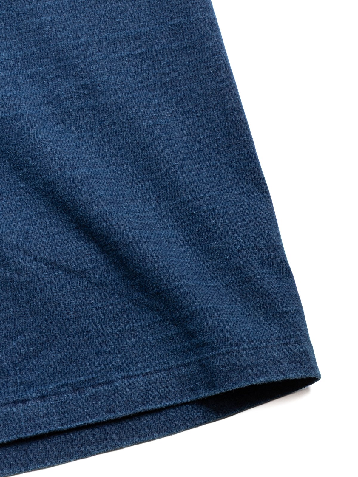 (LOT 35001IN) 7.7oz FALLEN COTTON MID WEIGHT S/S TEE / INDIGO - Image 3