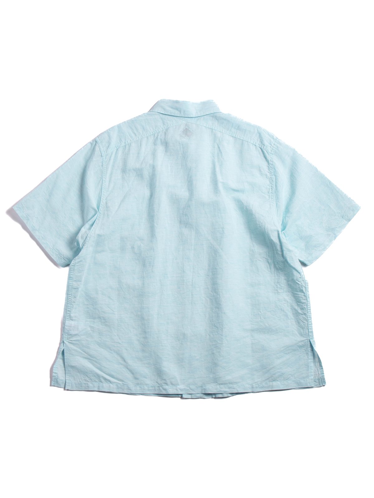 (CS011S) CORONA UTILITY FIELD SHIRT BLUE - Image 4
