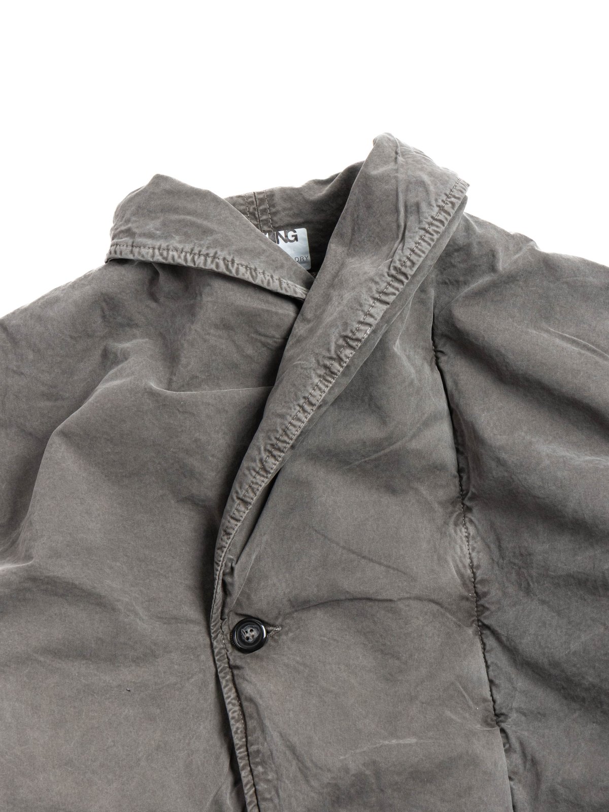 WORKING STEP COAT PEACHED COTTON OXFORD SHALE - Image 1