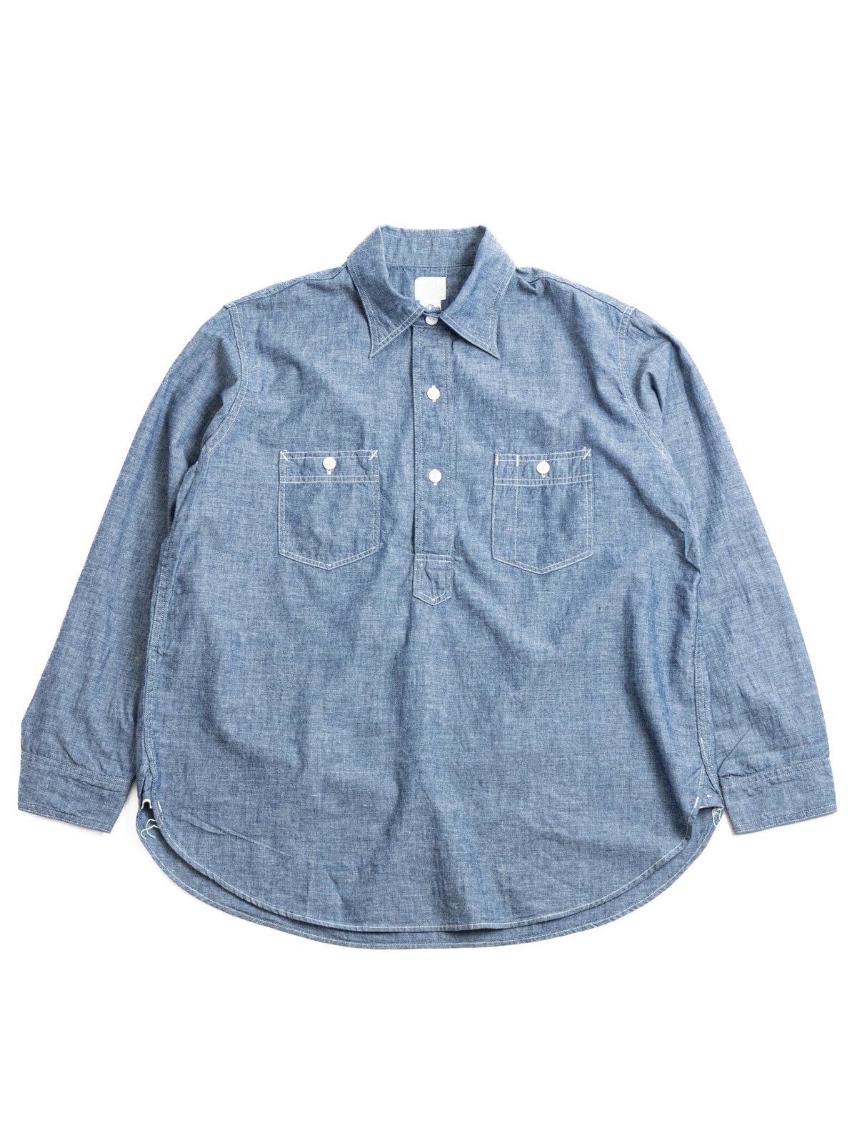 (1202–CC) No.2 SHIRT CLASSIC CHAMBRAY INDIGO - Image 1