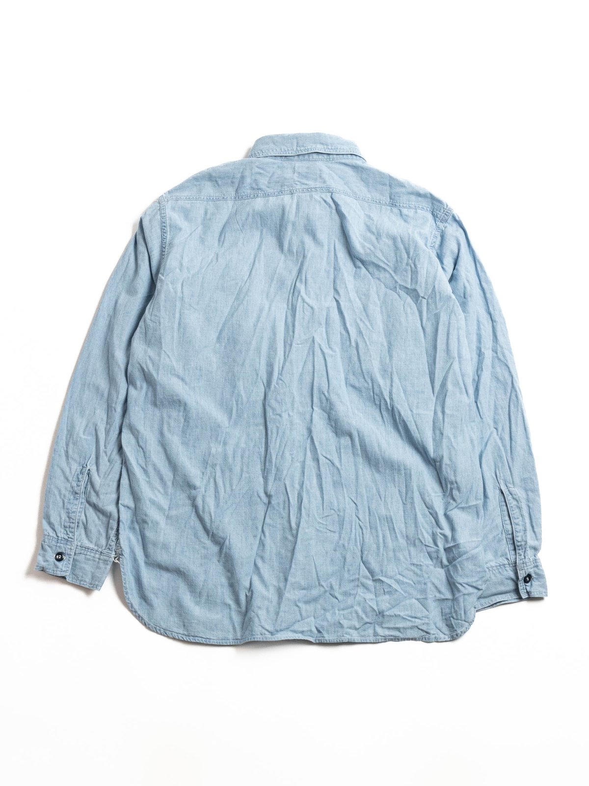 (LOT–V8070) CHAMBRAY VINTAGE WORK SHIRT BLEACH - Image 6