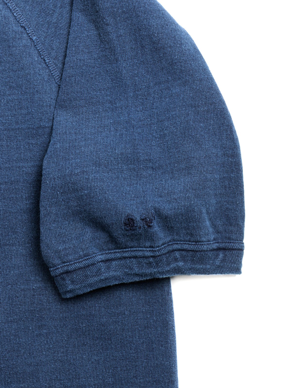 (LOT 37005IND) HEAVY WEIGHT RAGLAN SLEEVE TEE INDIGO - Image 4