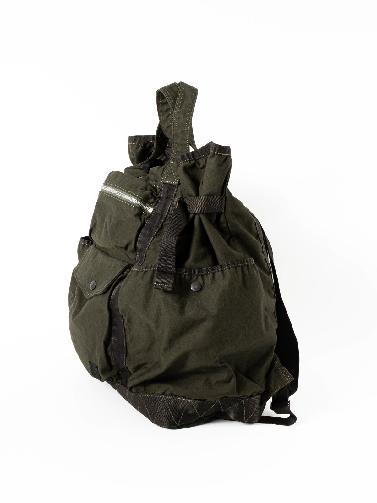 PORTER / CRAG 2WAY RUCK SACK OLIVE - Image 3