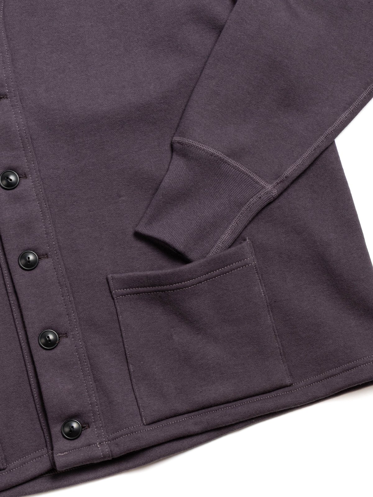 (LOT 498) 4&ndash;NEDDLE SWEAT CARDIGAN DK. NAVY - Image 3