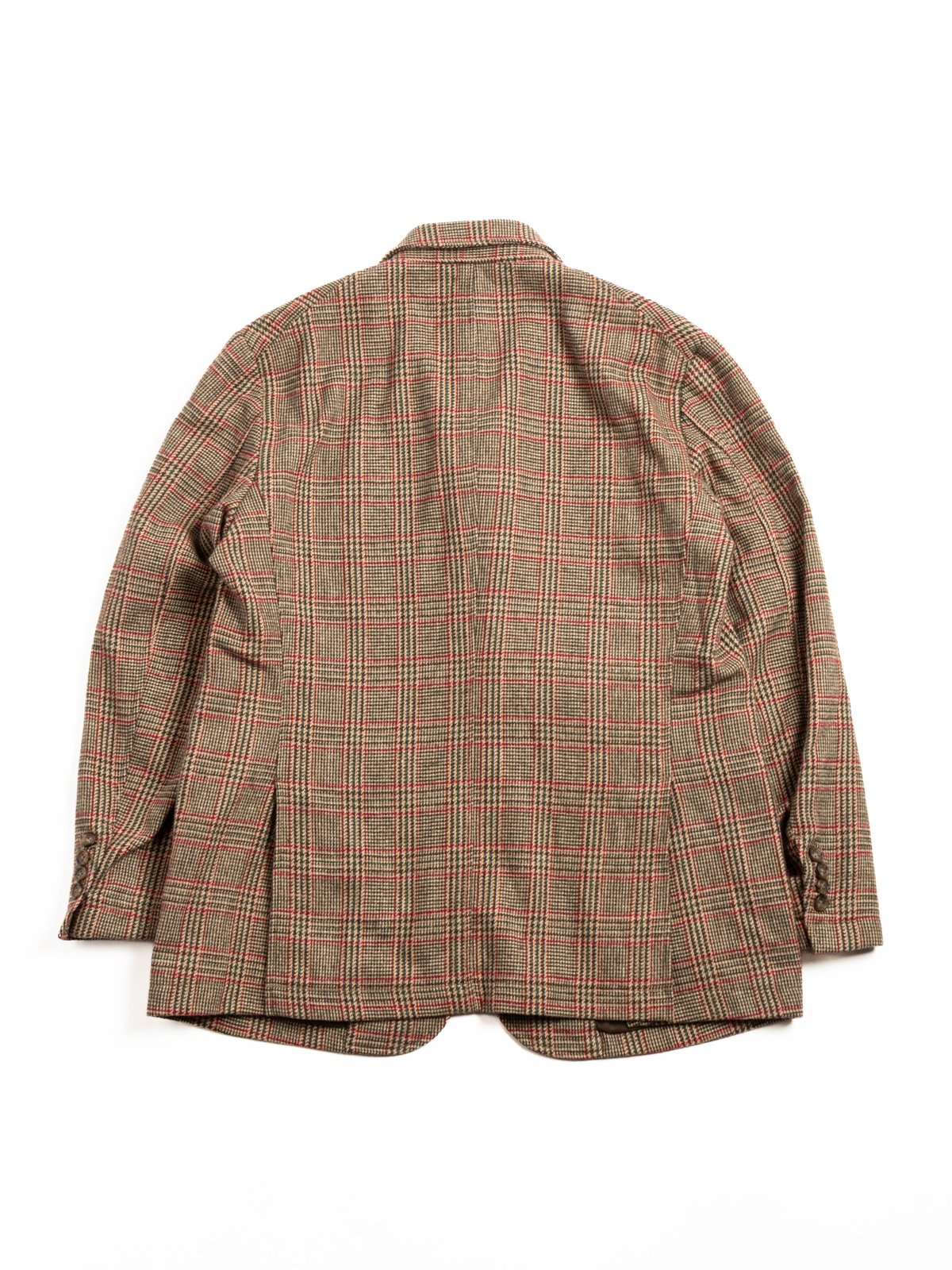 ANDOVER JACKET / TAN / RED WOOL POLY GLEN PLAID - Image 4