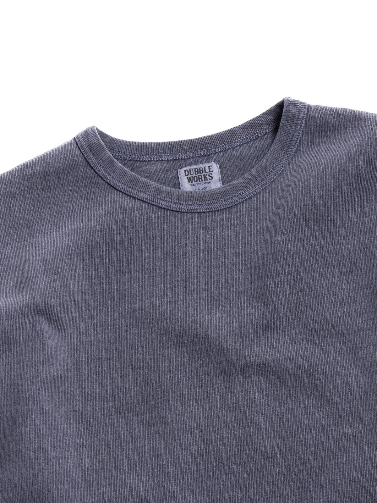 (LOT 58001PD) HEAVY WEIGHT L/S TEE P.D. NAVY - Image 2