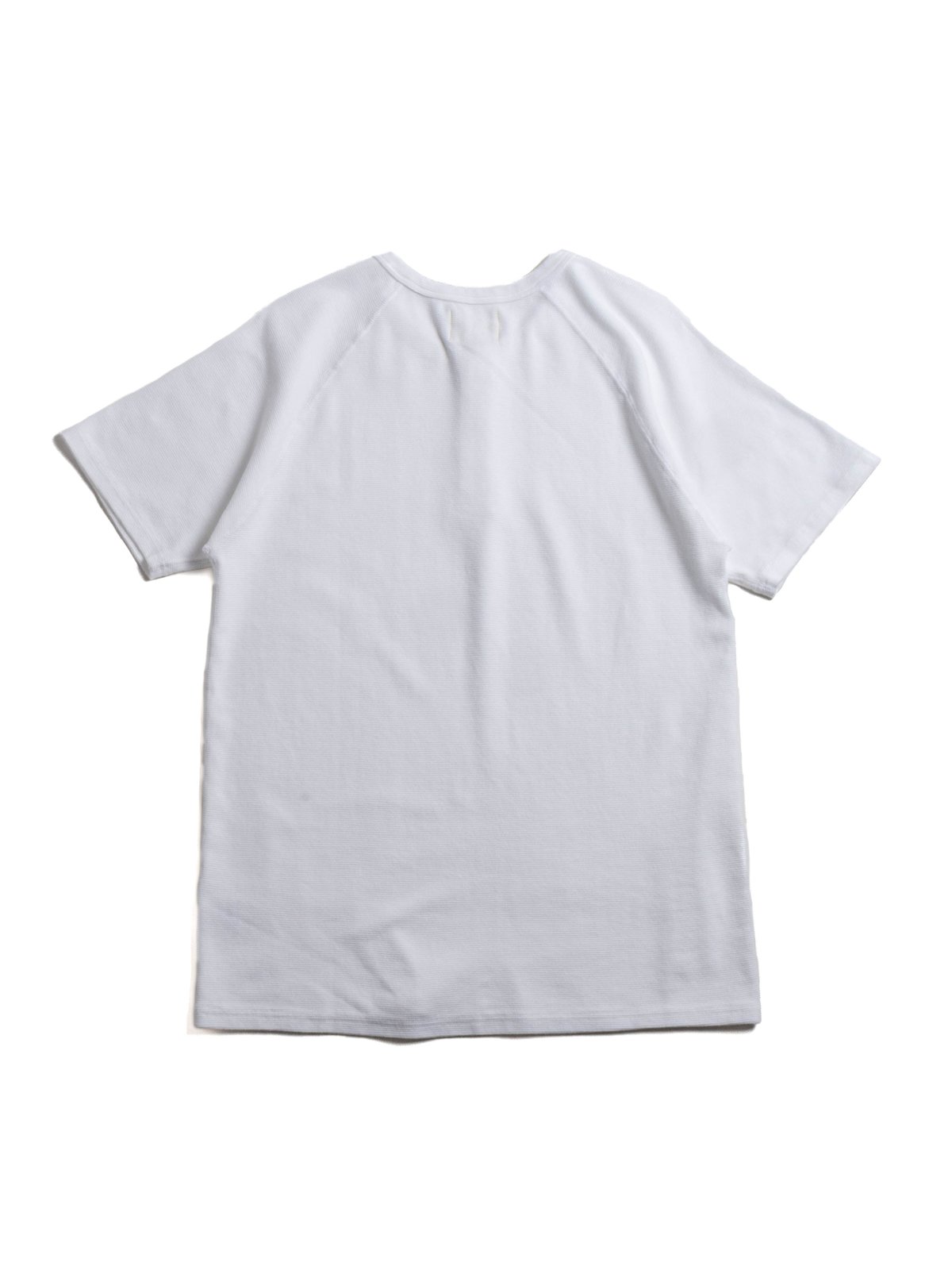 (KP9940MS) RAFFIA SPUN RIB SHORT SLEEVE HENLEY T&ndash;SHIRT WHITE - Image 4