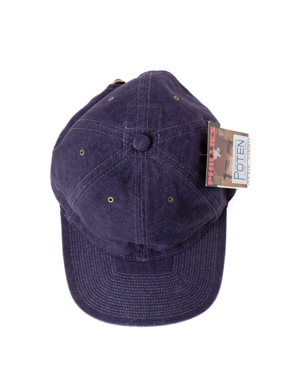 POTEN VINTAGE DUCK BASEBALL CAP NAVY - Image 4