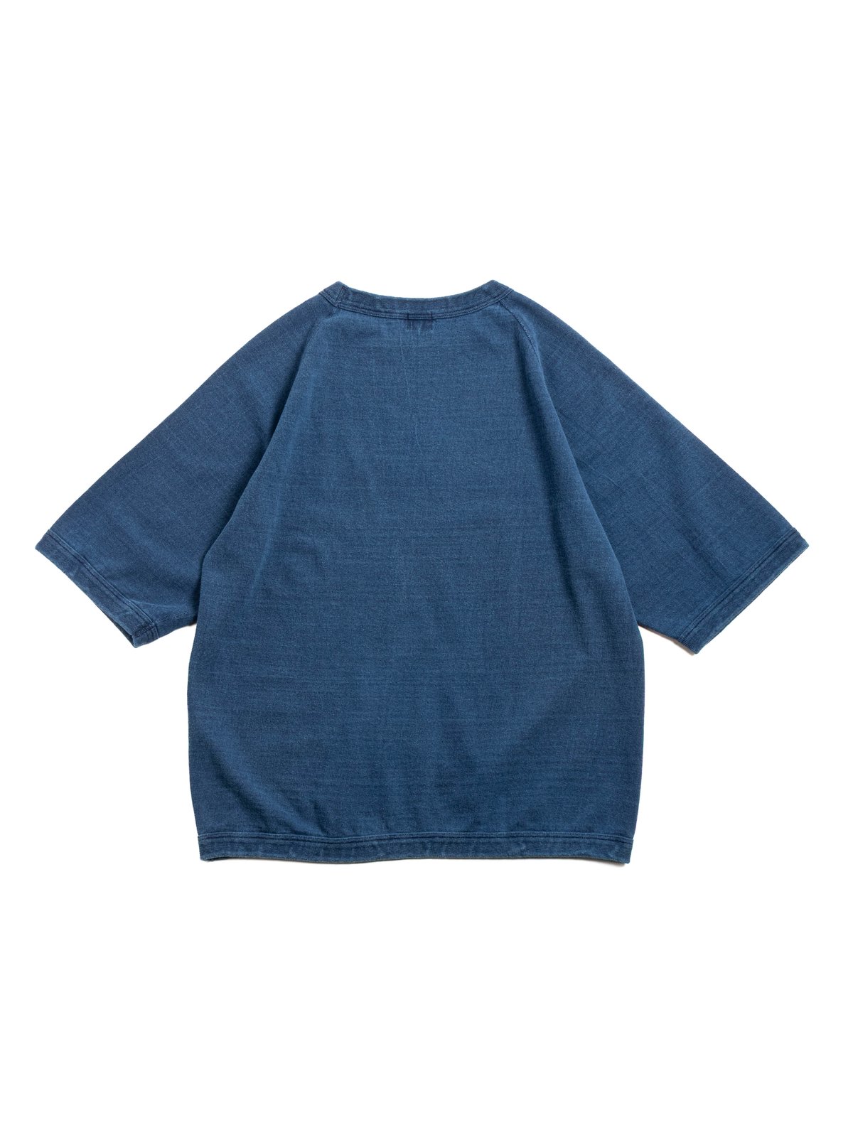 (LOT 37005IND) 9.5OZ HEAVY WEIGHT RAGLAN SLEEVE TEE / INDIGO - Image 5