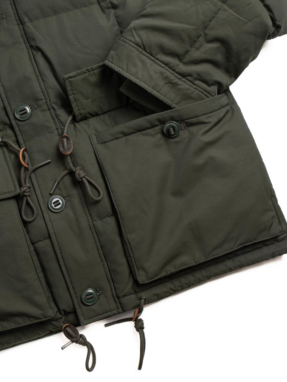 KARAKORAM DOWN PARKA JACKET DARK GREEN - Image 5