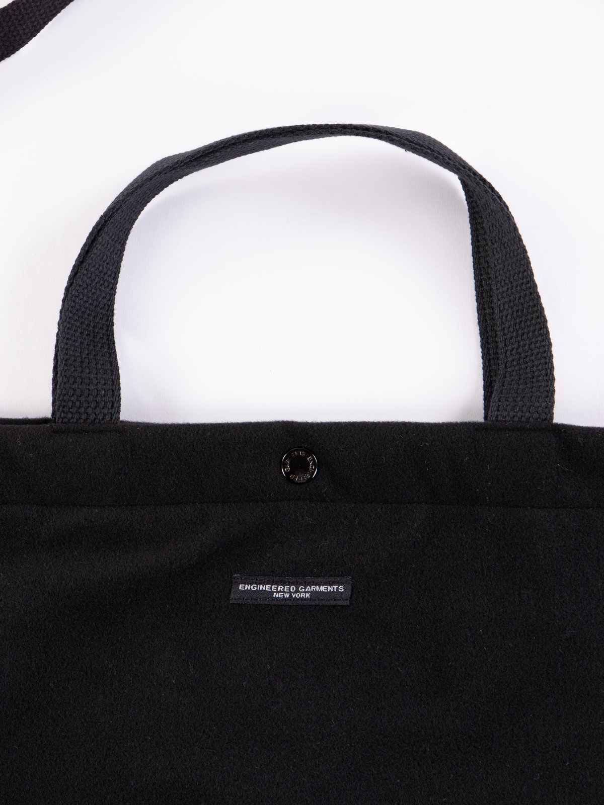 Black Polyester Fake Melton Carry All Tote By Engineered Garments The Bureau Belfast The Bureau Belfast