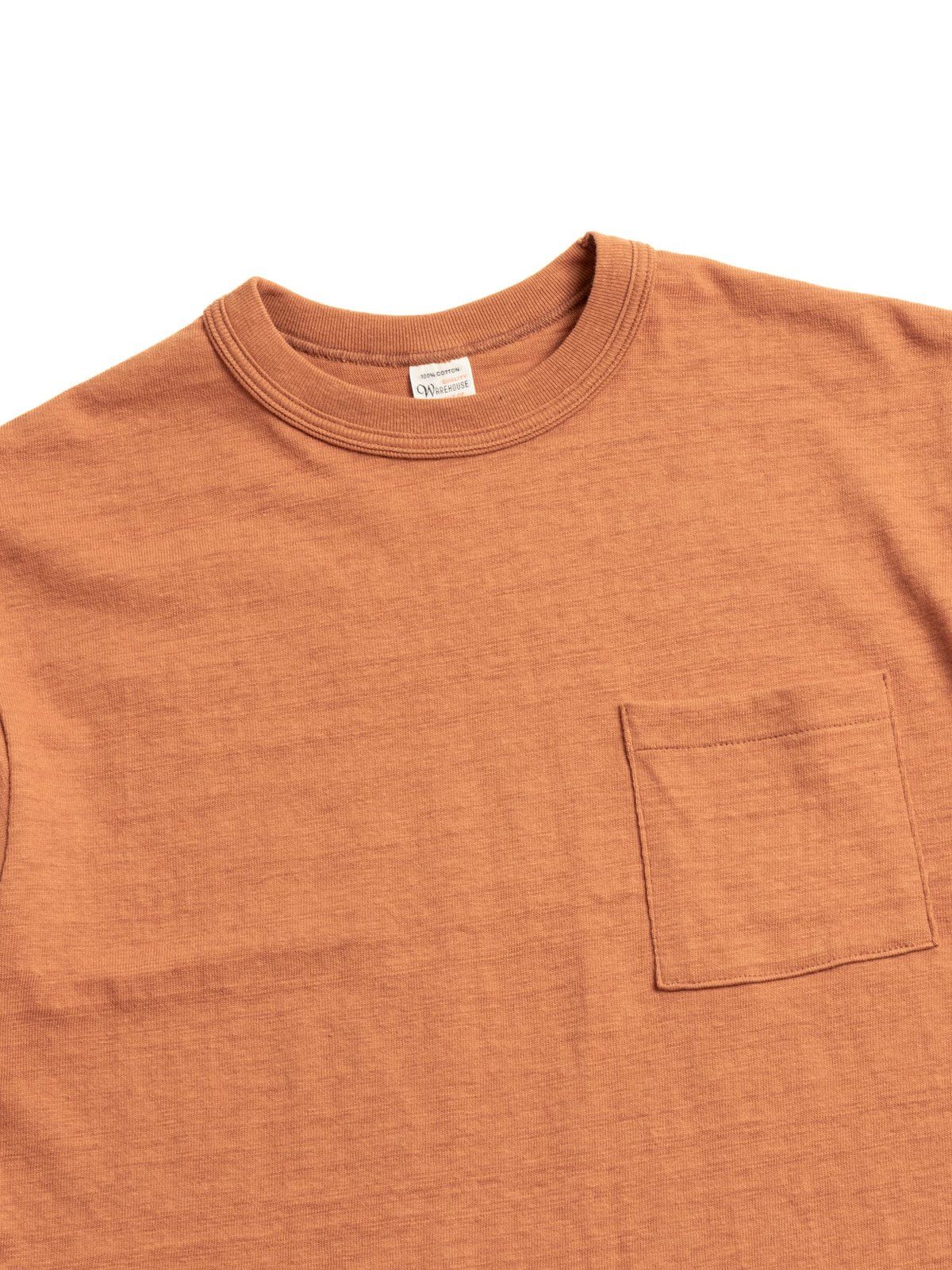 LOT 4601 POCKET TEE DARK ORANGE - Image 2