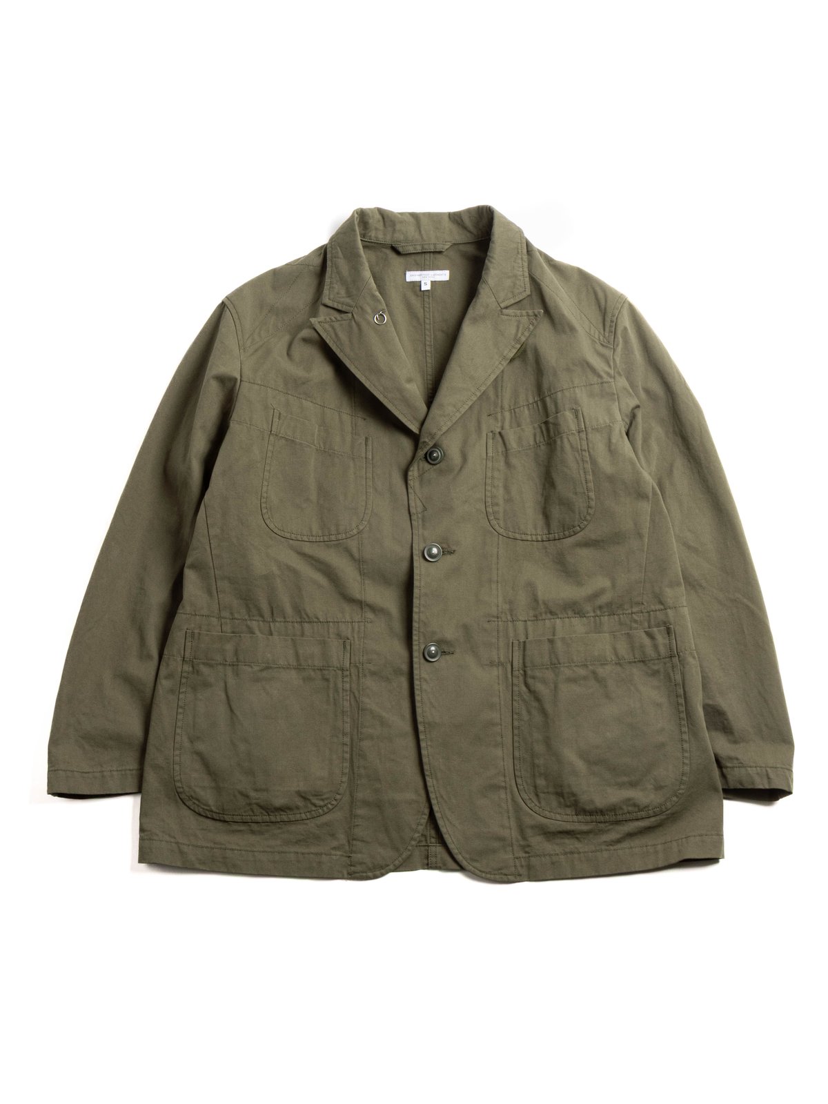 BEDFORD JACKET OLIVE COTTON SANDED CLOTH - Image 1