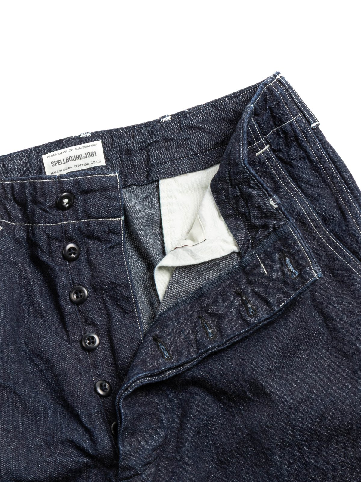(44&ndash;705D) DENIM WORK TROUSER RINSED - Image 2