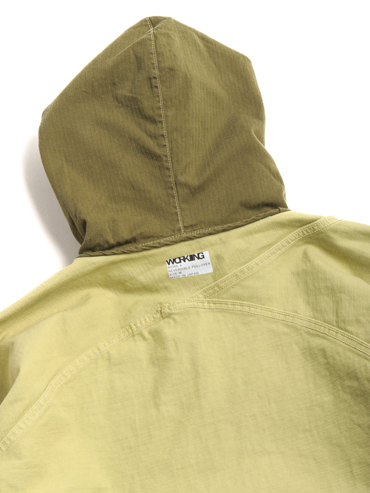 REVERSIBLE PULLOVER JACKET SAGE GREEN - Image 13