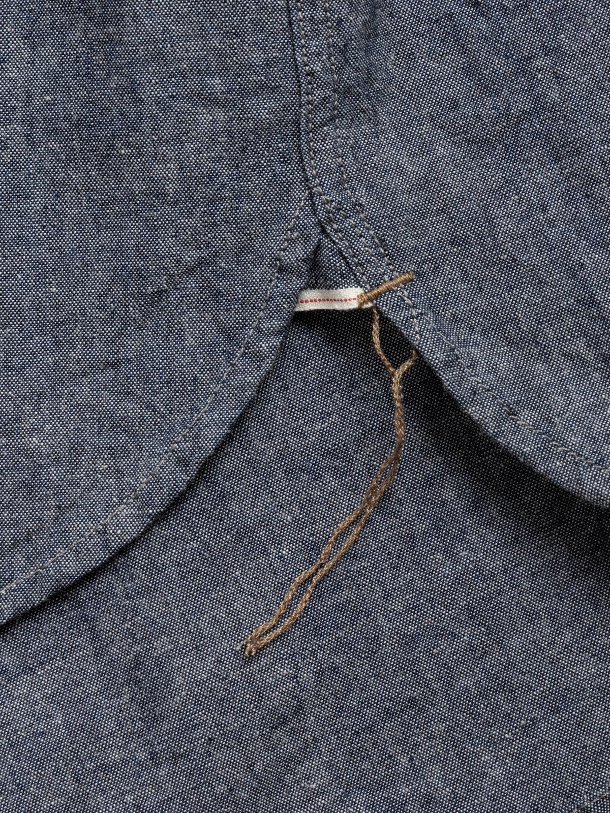 (SV–SH–010) SELVEDGE CHAMBRAY SHIRT INDIGO - Image 4